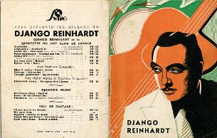 Django Reinhardt publicité des disques Swing Django Reinhardt publicité des disques Swing
