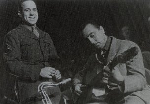 Django Reinhardt avec Jack Platt de l'ATC Band Jack Platt, Django Reinhardt - Django et ATC Band circa 1944