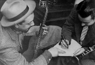 Django Reinhardt avec Gerard Leveque - messe 1944 - Photos Django JMP Messe Gerard Leveque - IMG_2739