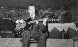 Django Reinhardt - Django with Gibson ES-300 1946 - Django Reinhardt - Django with Gibson ES-300