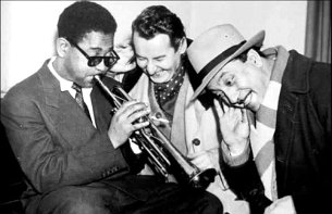 Django Reinhardt, Stéphane Grappelli & Dizzy Gillespie 1948 - Django Reinhardt - Dizzy Gillespie, Stephane Grappelli