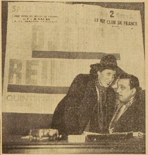 Django Reinhardt et femme au Hot Club de France Django Reinhardt et femme au Hot Club de France