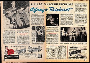 Django Reinhardt dans le Journal de Tintin 1963 1963 - Django Reinhardt dans le Journal de Tintin