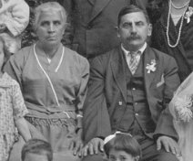 Mariage de Marie et Gérard tante et oncle de Jeannette - 1930 - Détail 1