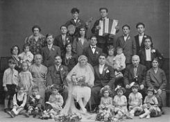Mariage de Marie et Gérard tante et oncle de Jeannette - 1930 -